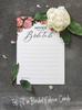 Inkdotpot Advice For The BrideA  CardsA  Set Of 50A  FloralA  Bridal Shower Activity