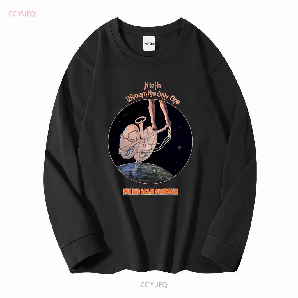 Van der Graaf Generator H to He Who Am the Only One Klasické tričko s dlouhým nebo krátkým rukávem vintage prané unisex mírně