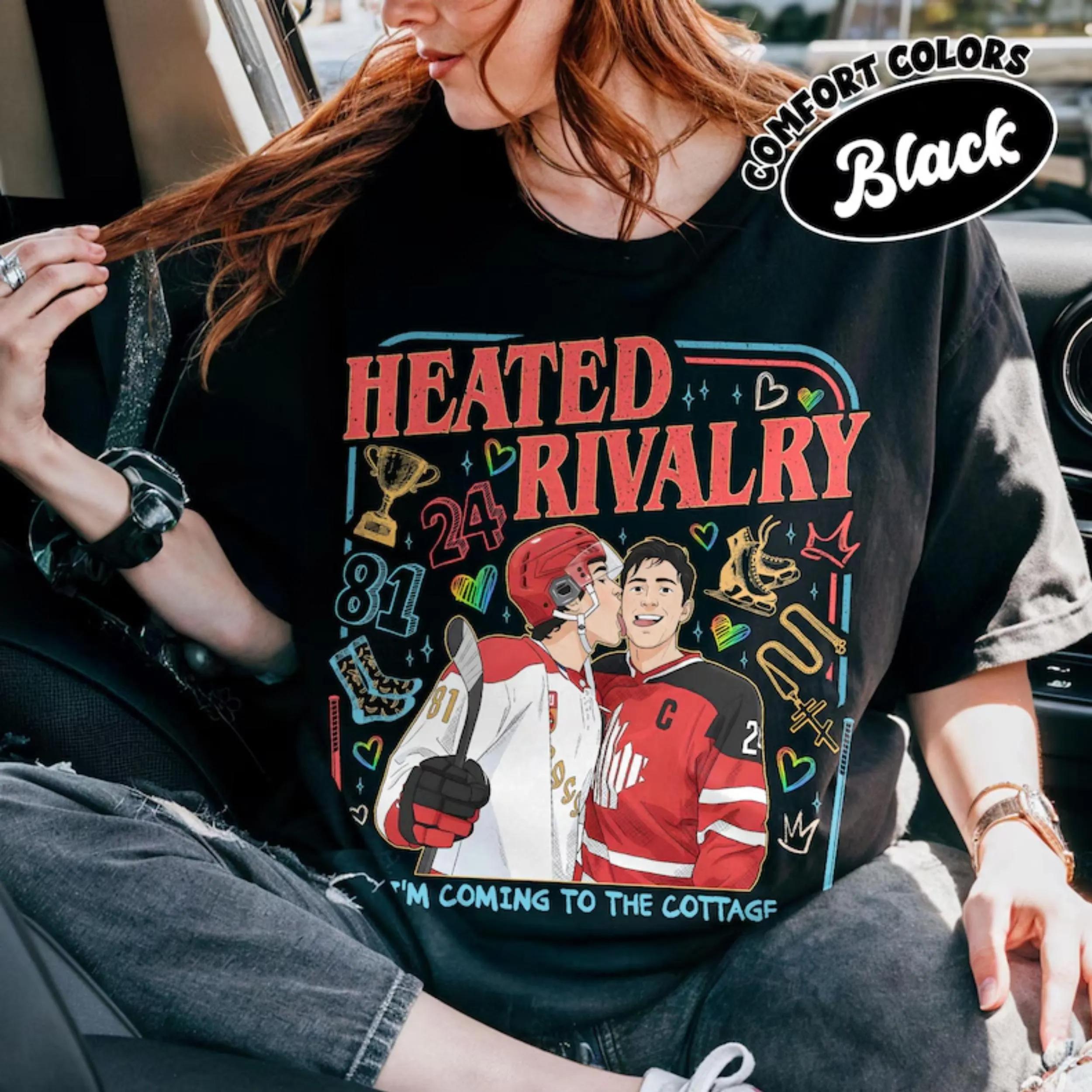

We Didnt Even Kiss Shirt Couple Heated Rivalry T Shirt Hockey RoUnisexce Book Tee Hot Book Movie Fan Gift Graphic Shirt 4XL