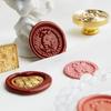 30mm Round Metal Seal Stamp for Invitation Scrapbooking Embellishment Metal Embossing Stamp Round Seal Stamp for Craft