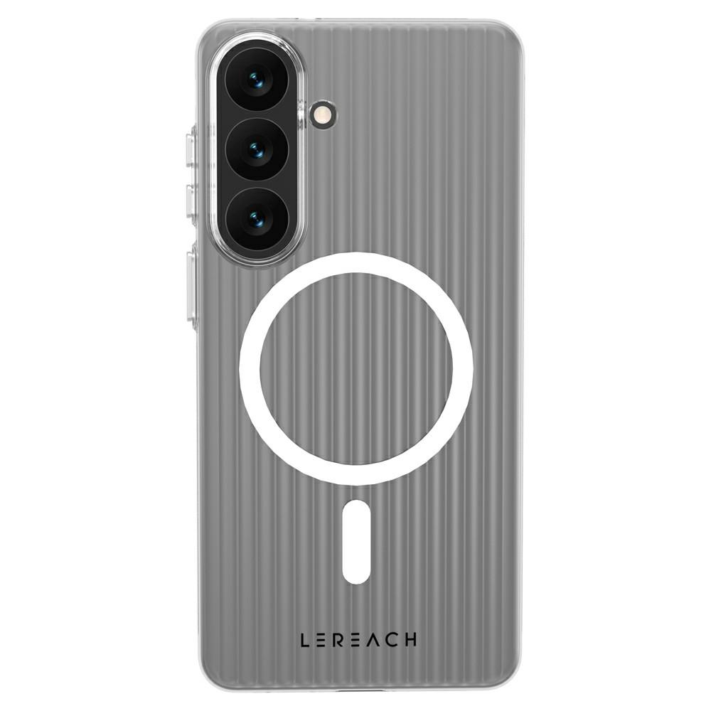 LEREACH TOC Serie für Samsung Galaxy S26+ Magnetische Hülle Fließendes Gitter PC Handyhülle