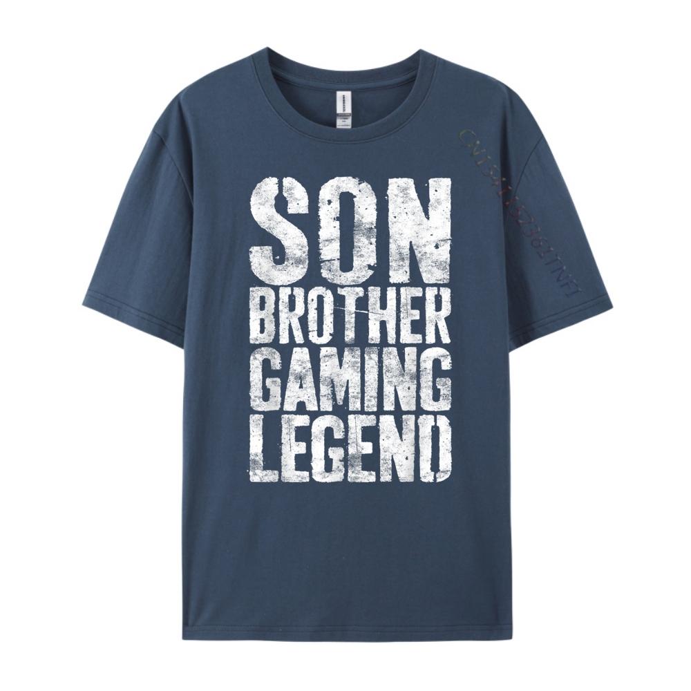 

Son Brother Gaming Legend Video Gamer Funny Shirts Male Clothes Alphabet 3XL
