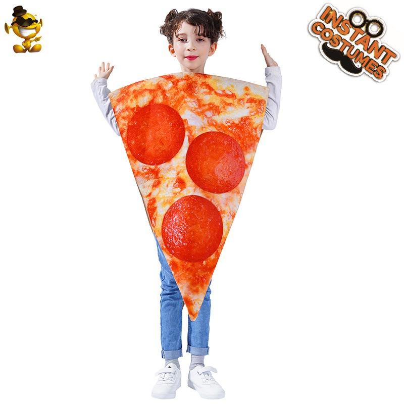 Spoof Slice Pizza Halloween Children's Costumes Cosplay Party Clothes Stage Costumes