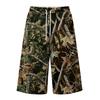 Men's Casual Drawstring Cargo Shorts Plaid Camouflage Pattern for Summer