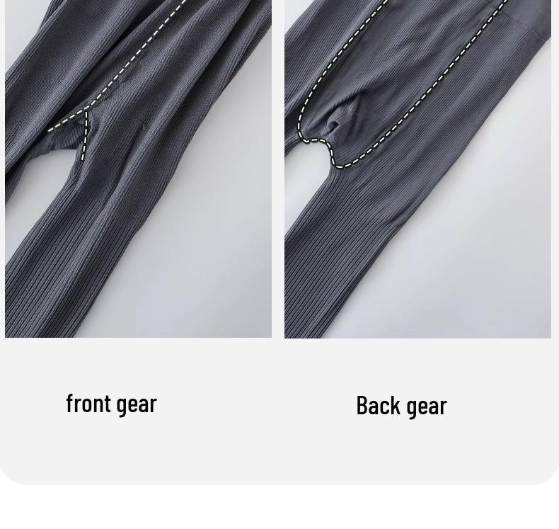 Grey See-through Cable Knit Leggings for Women - Spring & Autumn Thin Style Pantyhose That Stay Up