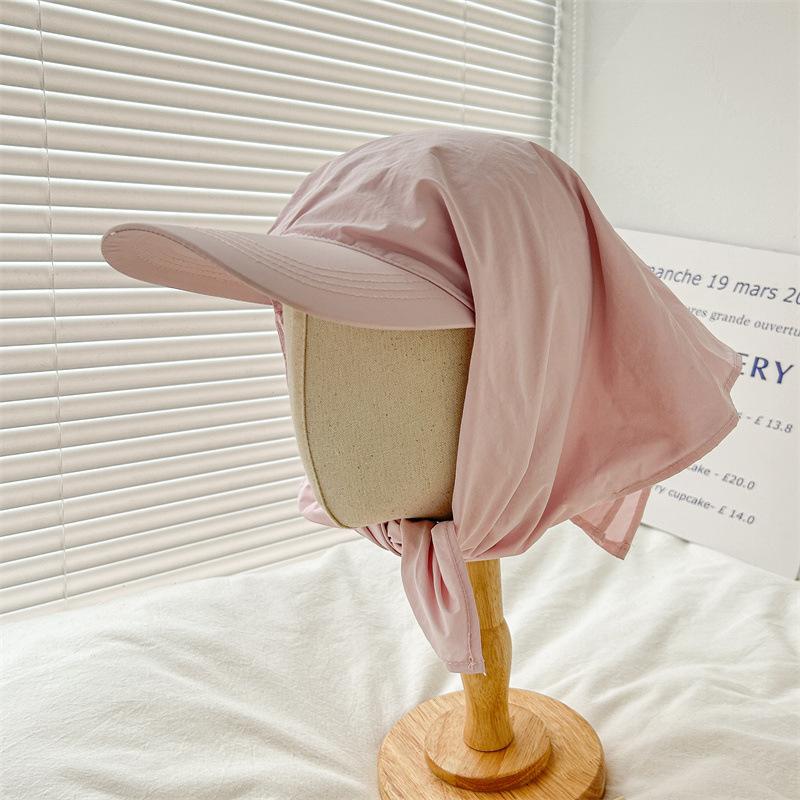 

Модная и универсальная быстросохнущая повязка на голову, кепка-утконос, женская уличная солнцезащитная кепка, бейсболка one size розовый