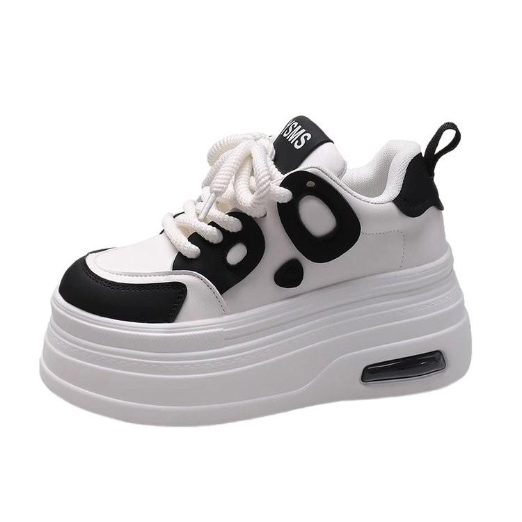 Original Design Panda Little White Shoes Women's Spring 2025 New Small Thick Sole Heightening Casual Board Shoes Tide