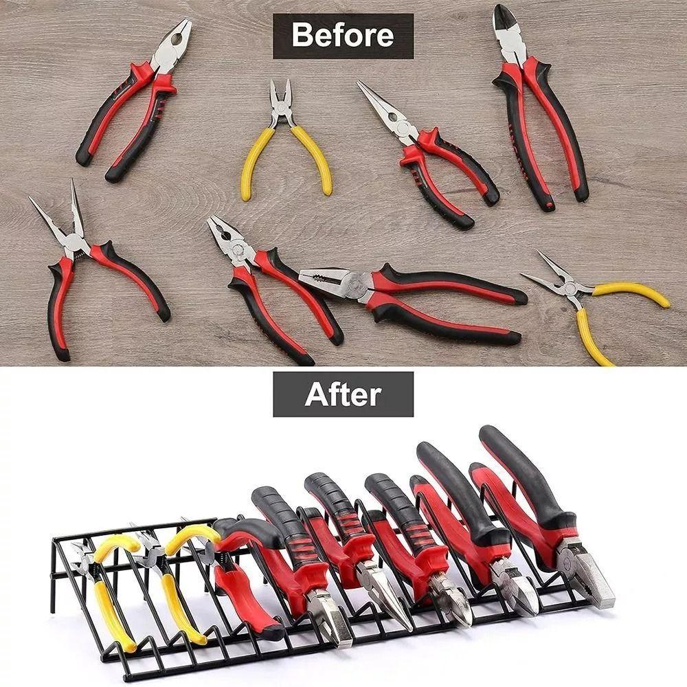 Simple Pliers Storage Rack 15 Slots Tool Storage Rack Creative Pliers Tools Organizer