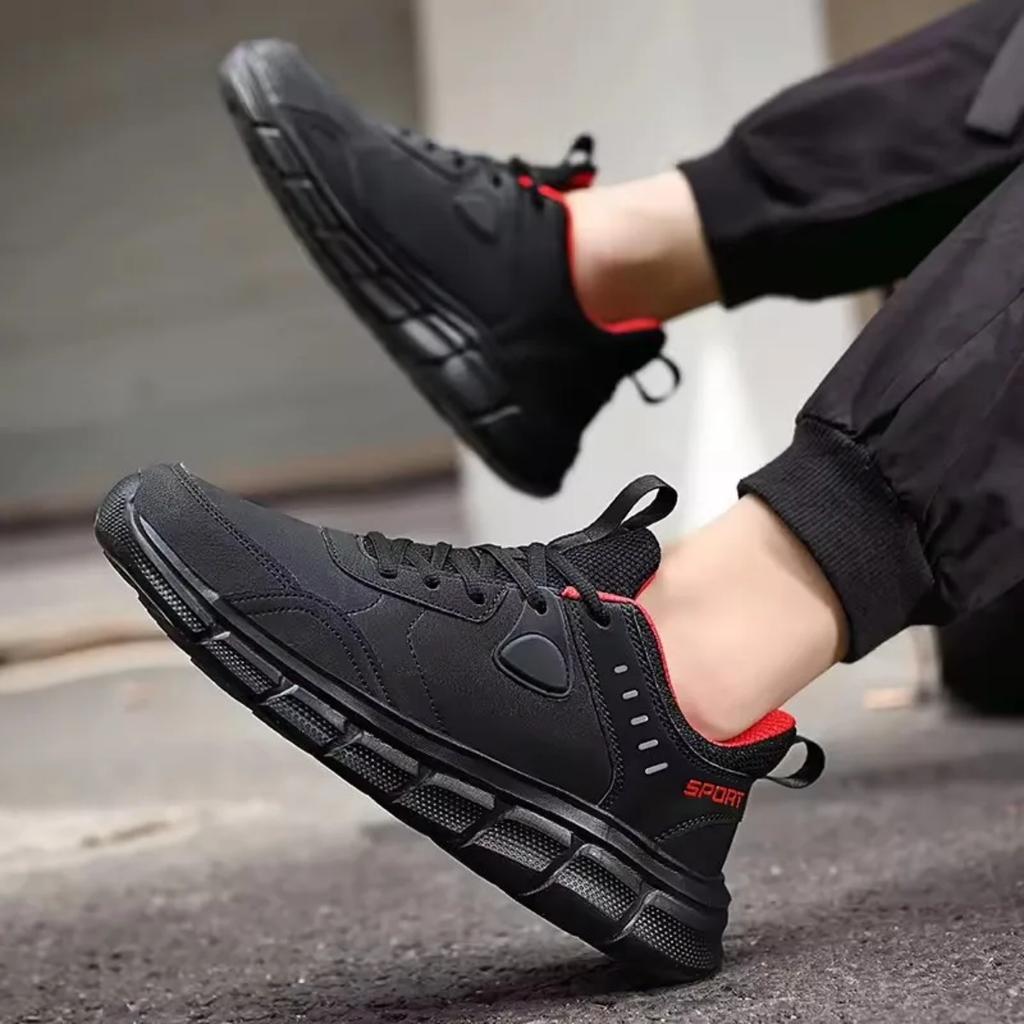 Baskets Athlétiques Imperméables pour Homme Respirantes Confortables Baskets Décontractées Résistantes à l'Usure Antidérapantes Chaussures de Marche pour Homme Tenis Masculino
