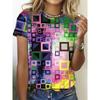 Women's T-shirt with Striped Pattern