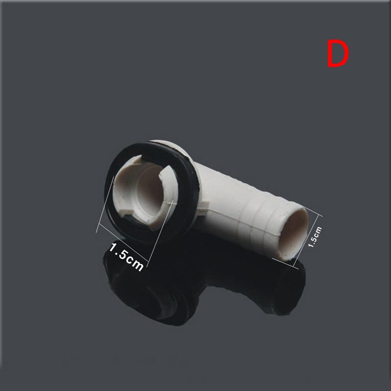 Air Conditioner Ac External Unit Drain Hose Connector Elbow Fitting With Rubber Ring