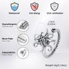 Modischer cooler drehbarer Oktopus-Ring für Männer, offener Ring mit Oktopus-Tentakeln aus Edelstahl, Unisex-Fingerring-Geschenk