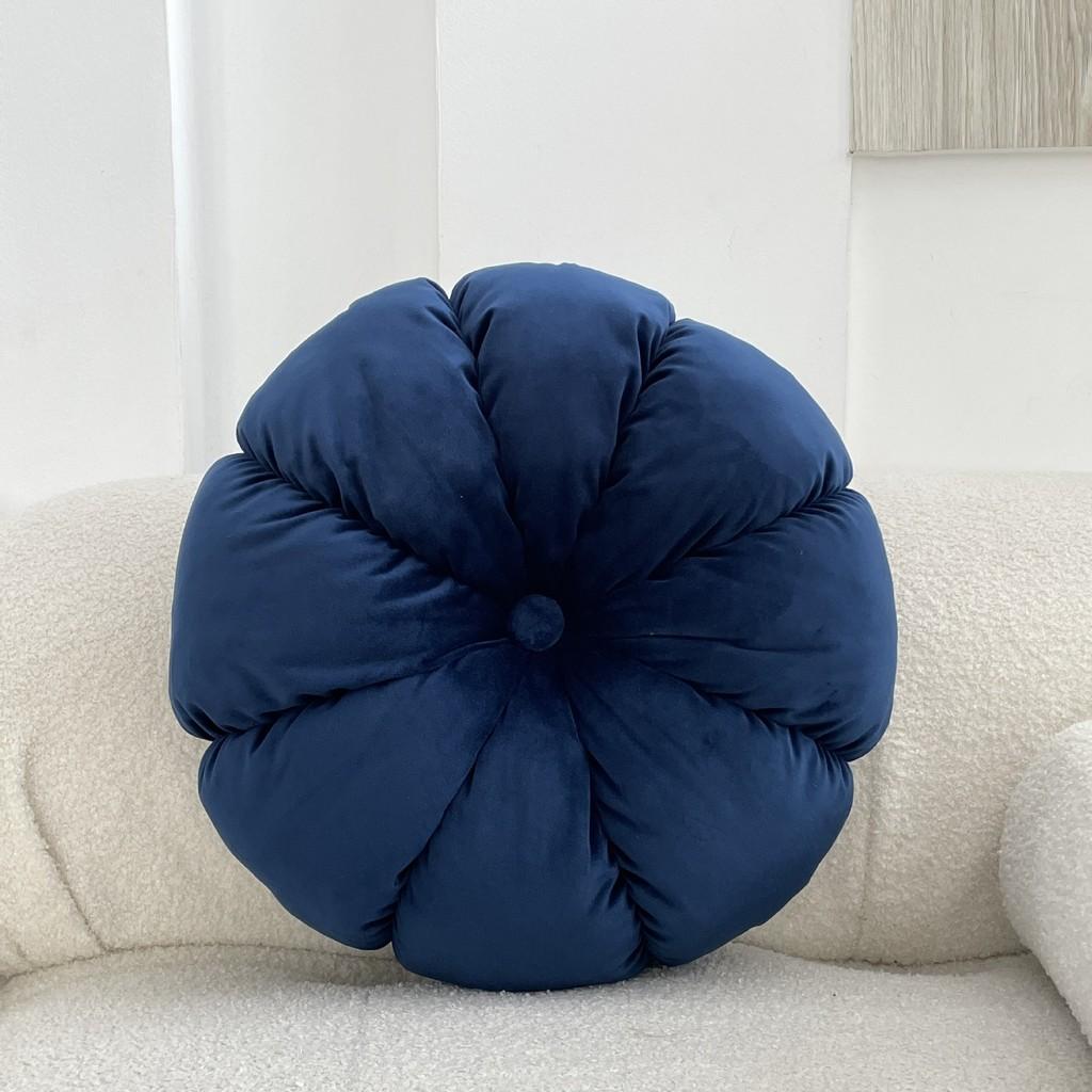 Scandinavian Style Pumpkin Cushion With Polyester Cover For Living Room And Office Decor