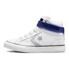 Converse Pro Blaze Strap Lässige Strapazierfähige High-Top Skate Schuhe Kinder Sneaker Silber Grau 672123C