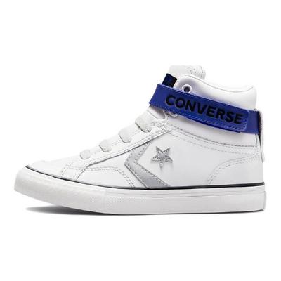 Pro Blaze Strap Casual Durable High-Top Skate Shoes Kids Sneakers Silver Gray 672123C