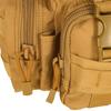 Seibertron Multifunctional Bag MOLLE Khaki 4-Way (Crossbody, Waist, Front, Hand) Compatible, Casual, Outdoor, Military, Waterproof,