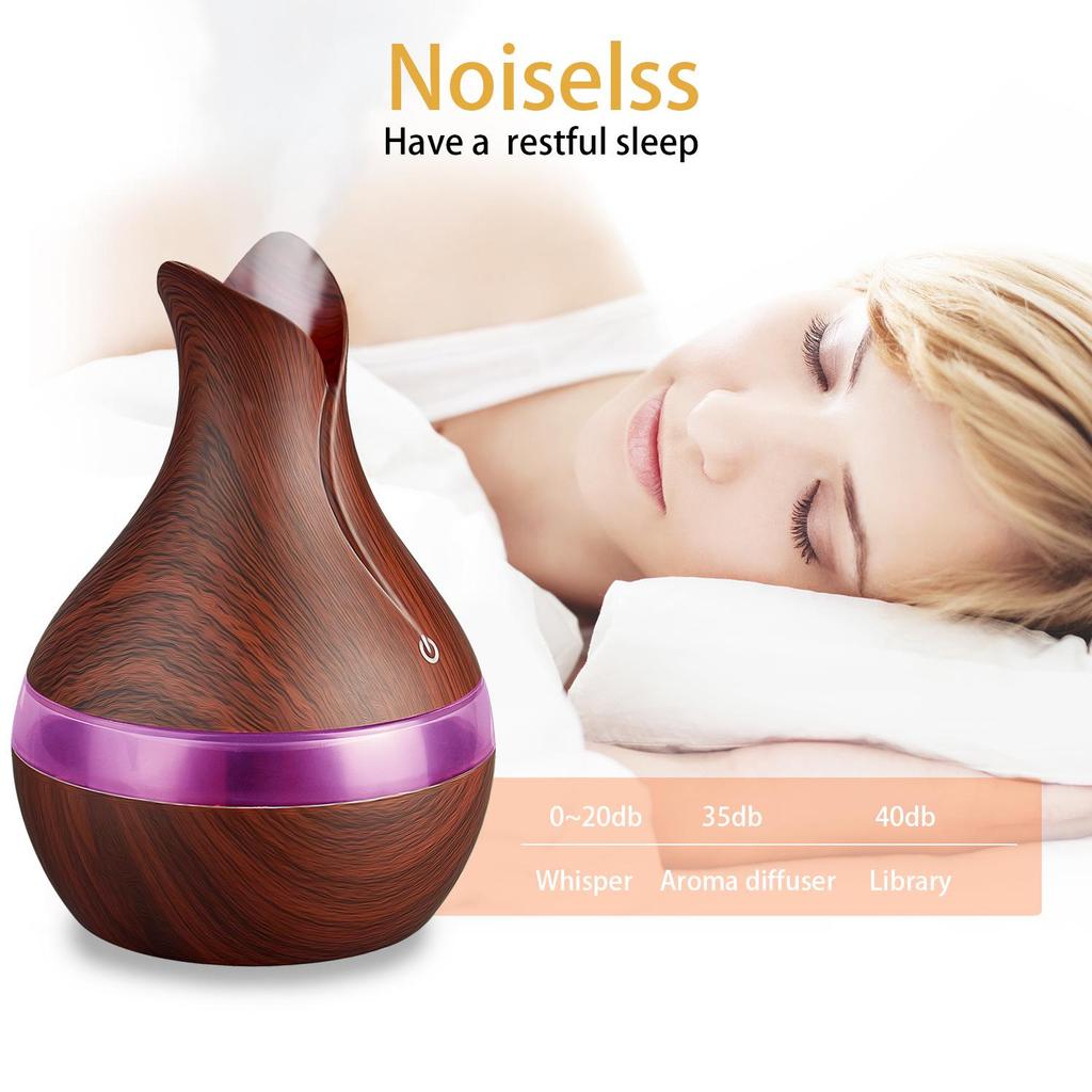 USB Air Purifier & Aromatherapy Humidifier - 300ml Capacity