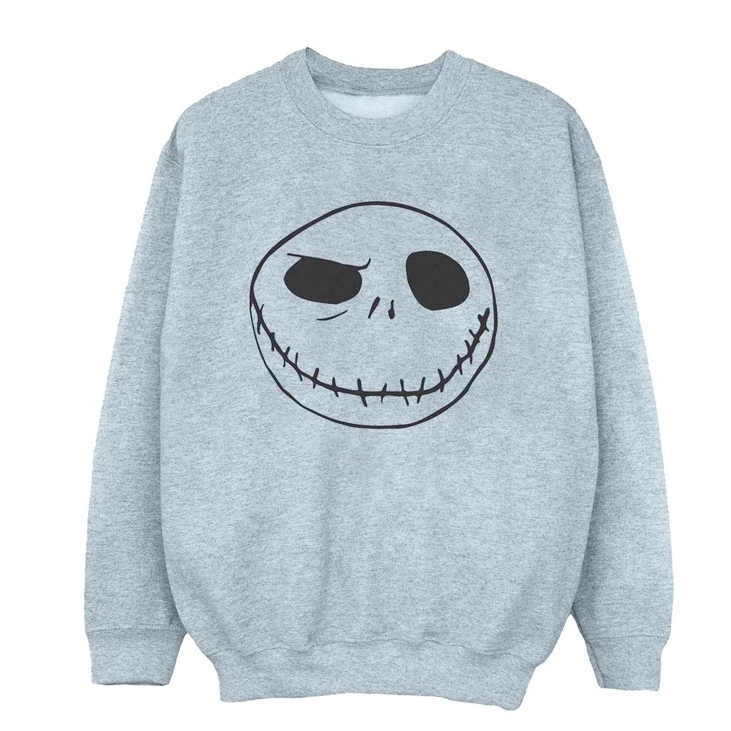 Disney Mens Nightmare Before Christmas Jack´s Big Face Sweatshirt
