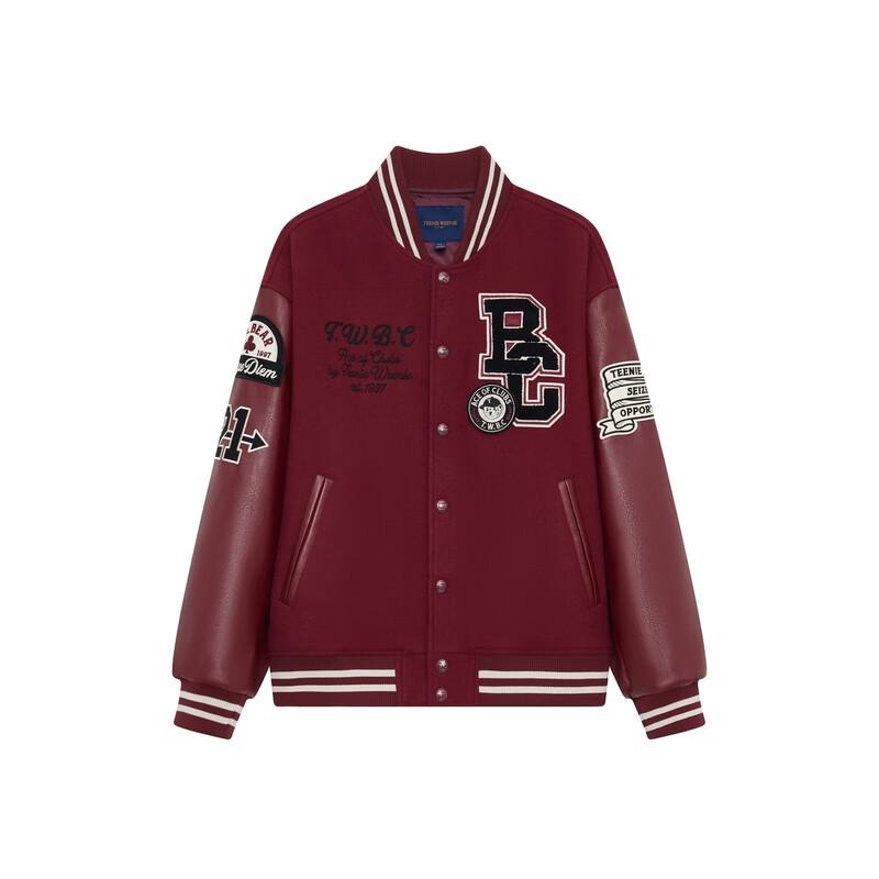 Teenie Weenie Men's Color-Block Woolen Coat