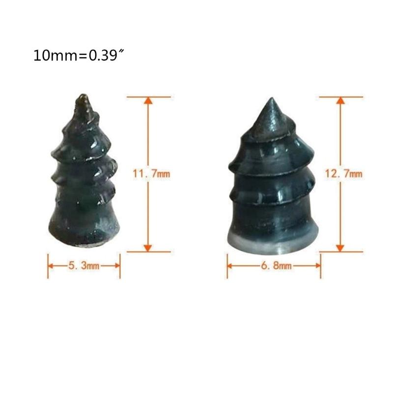 10 Pcs Tire Repair Kit Rubber Nails DIY Flat Tire Repair Car Truck Motorcycle