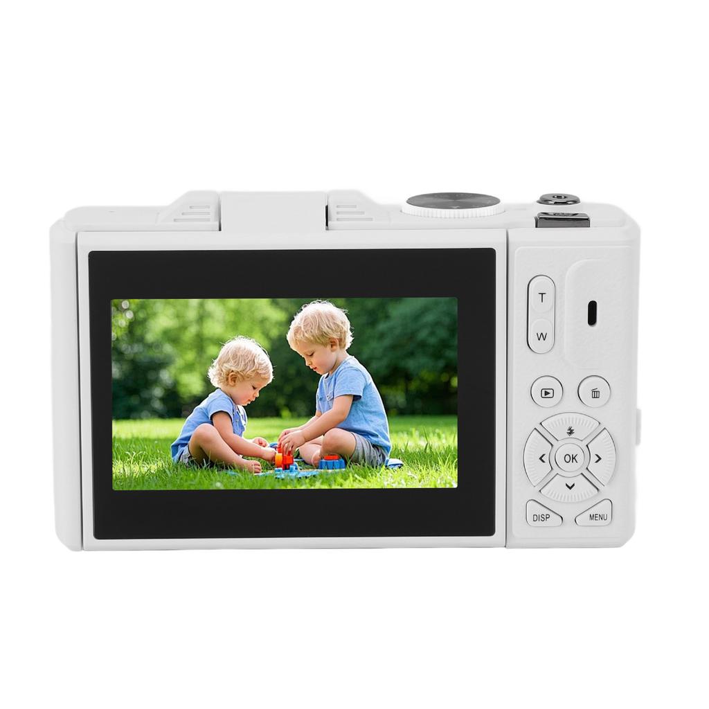 5K Digital Camera 75MP HD 18X Digital Zoom Autofocus Retro Mirrorless Camera with 3 Inch Screen for Travel Photography