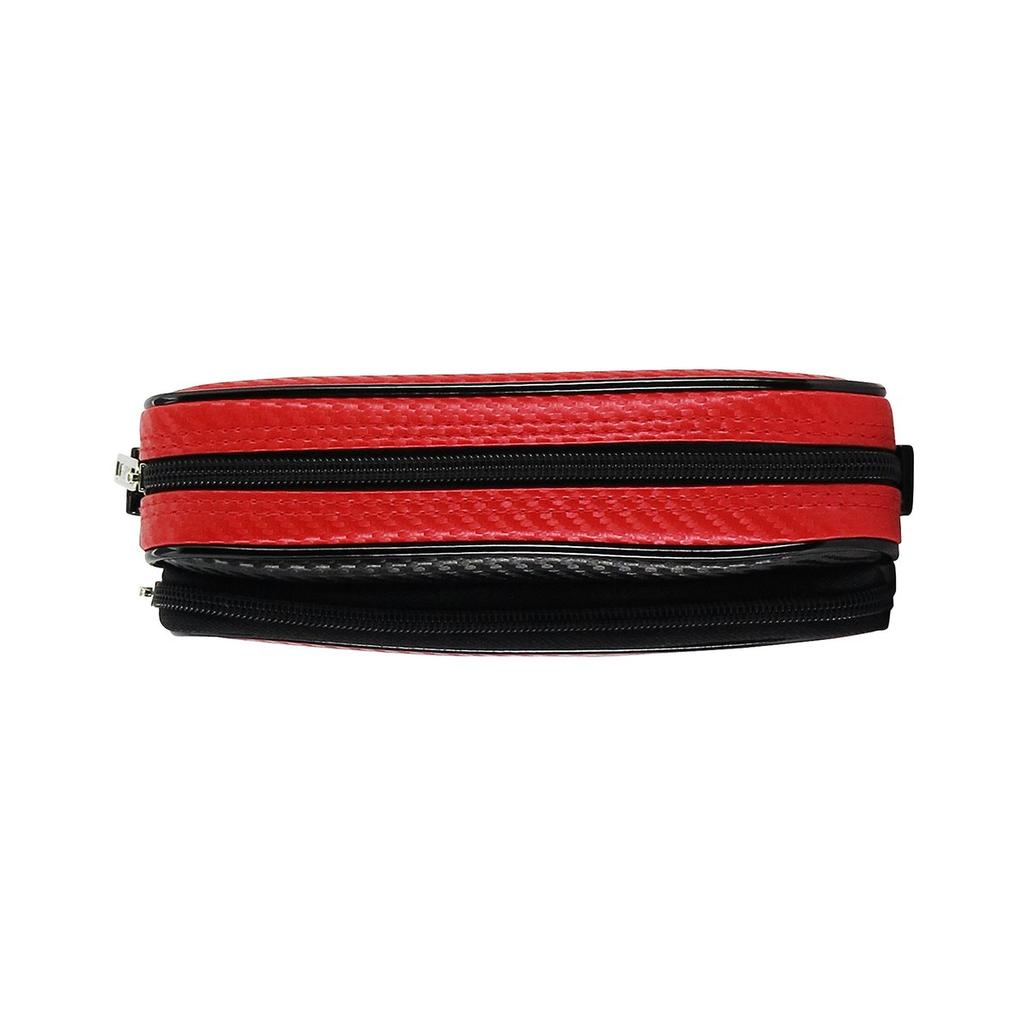 Kutsuwa Pencil Case, Color Carbon, Red