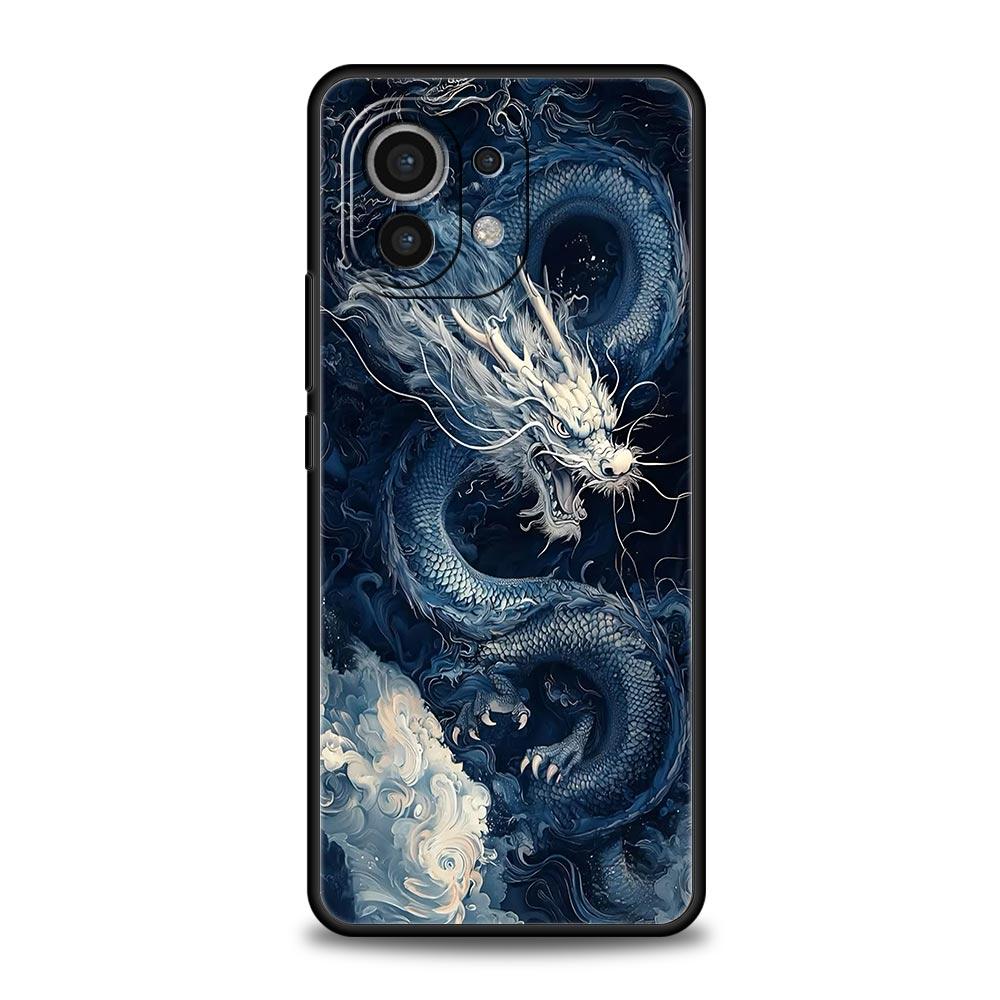 Funda de Teléfono de Dragón Para Xiaomi Mi 15 14 13 12 11 Lite 14T 13T 12T 11T Pro Poco X7 X6 X5 X3 Pro F6 F5 F4 Cubierta