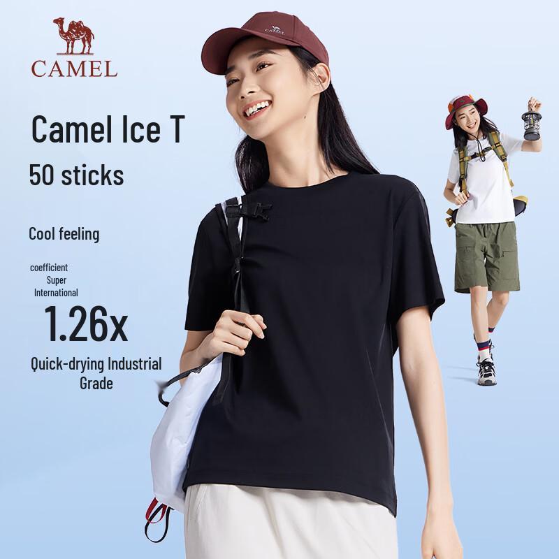 Camel Women s Cotton Short-Sleeve T-Shirt XL