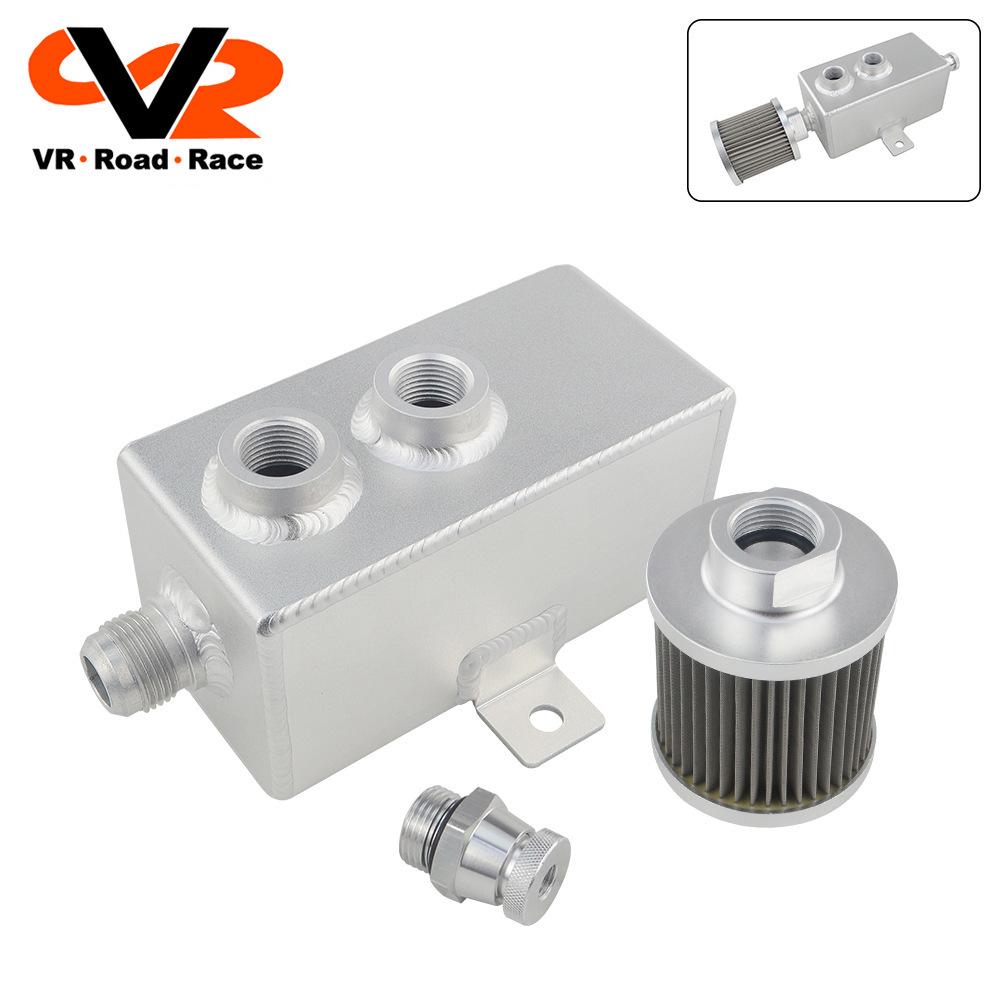 

Алюминиевый бачок сапуна объемом 1 л с фильтром для универсальных автомобилей Universal Fit