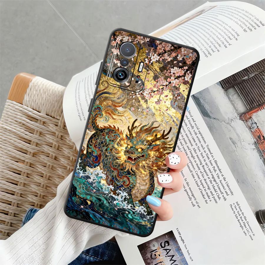 Cool Dragon Funda Phone Cover Case for Xiaomi Mi 11 14 10T 15 Pro 12T Pro 13 Lite 12 12X 11T
