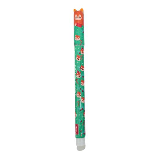 Erasable Pen Set Christmas Theme Pen Santa Reindeer Elf Design Smooth Writing Pens Stationery Supplies for Students Teachers