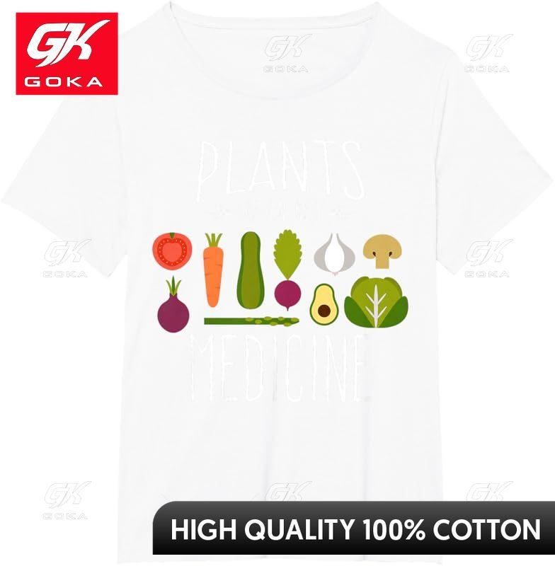 

Plant Vegetarian Fun Vegetable Gift Unisex and Women Tshirt Cute Funny Vintage Graphic T Shirts S