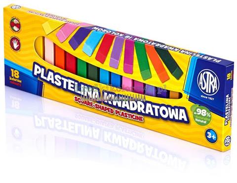 ASTRA Square Plasticine 18 Colors