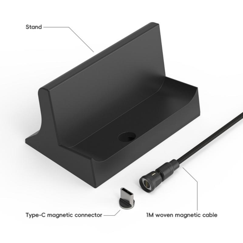 Ergonomic Charging Base For R36S Game Console Magnetic Chargers Dock Ideal For Display And Daily Use