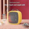 Small Space Heater for Home Use Compact Desktop Electric Heater with Fan Portable Mini Warmer for Office Personal Use