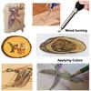 Wood Burning Embossing Solder Pen Carved Set Woodworking Electric Soldering Iron Carving Pyrography Tools Kit