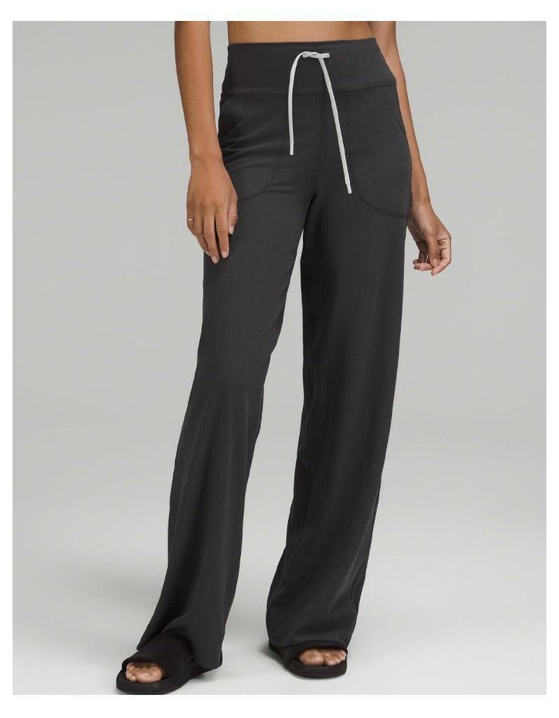 Throwback Yoga Casual Loose Fit Quick-Dry Elastic Drawstring Wide Leg Pants