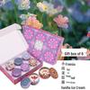 Ethnic Style Aromatherapy Candle Gift Set with Tinplate Dried Flowers