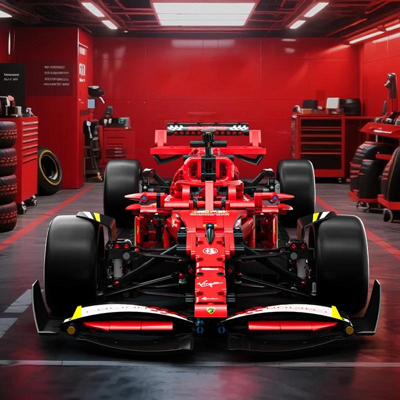 1650pcs MOC Creative Technical  Racing Car Building Blocks Model Speed Sport Vehicle Assemble Bricks Toys Kids Gifts