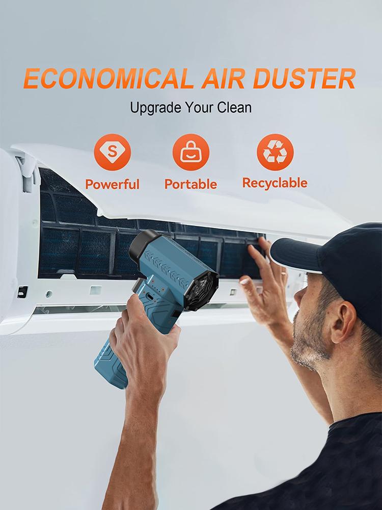 200000RPM Powerful Duster 700g Thrust Mini Turbo Jet Fan 70m/s Wind Speed Powerful Air Blower Brushless Snow Removal Air Dryer