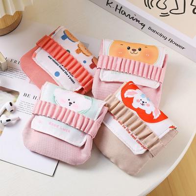 Mini Data Cables Organizer Sanitary Pads Bag Multipurpose Large Capacity Cosmetic Bag Coin Purse