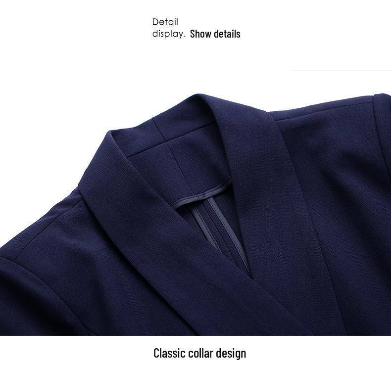 Set Costum Profesional de Vară pentru Femei – Ideal pentru Recepția Hotelului, Magazine de Bijuterii, Saloane de Frumusețe