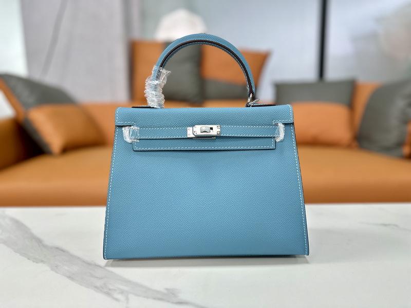 26 New Genuine Leather Women's Bag Palm Pattern Mini 22CM25 Silver Buckle Handbag Single Shoulder Diagonal Cross-border
