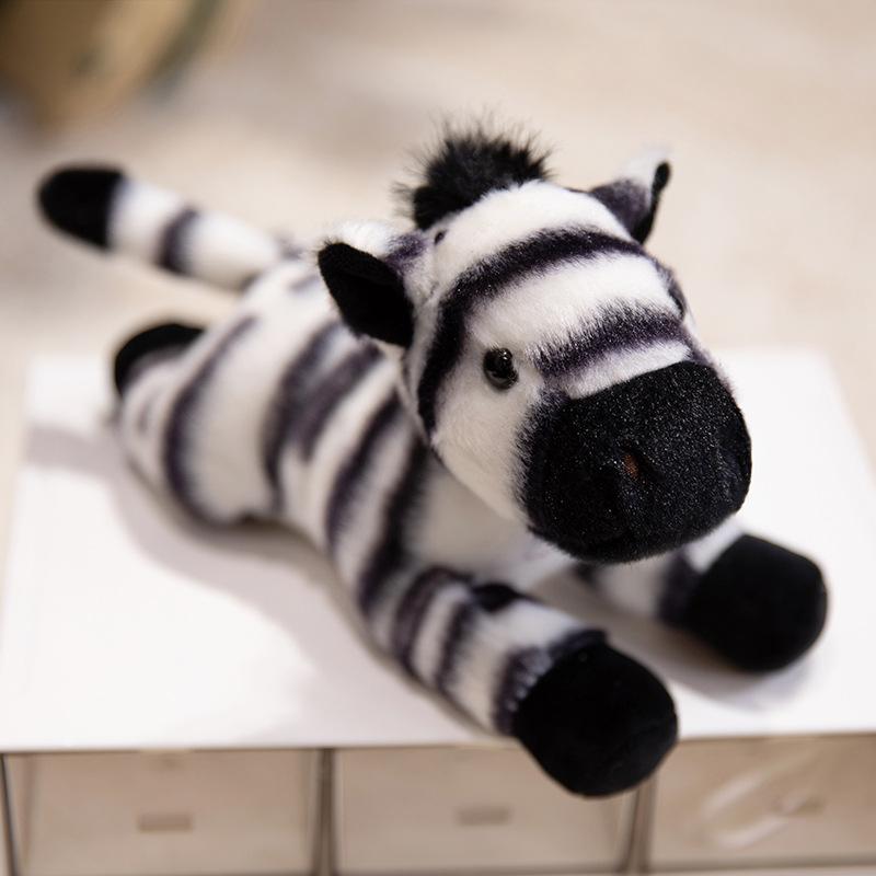 Party Style Forest Animal Doll Tiger Panda Fox Plush Toy Simulated Animal Doll Zoo Gift