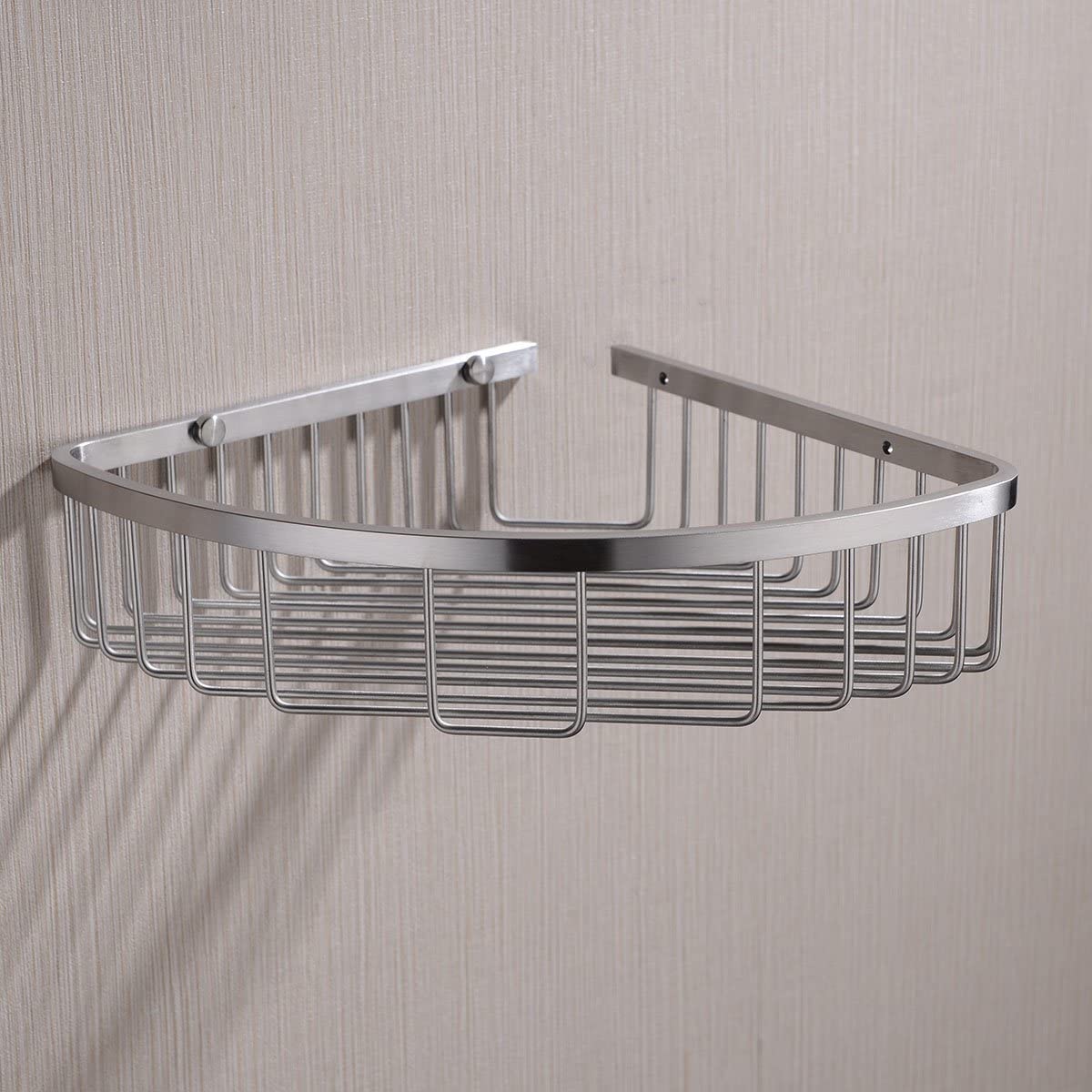 Modern Wall Mounted Stainless Steel Durable Bathroom Corner Shelf Shower Caddy