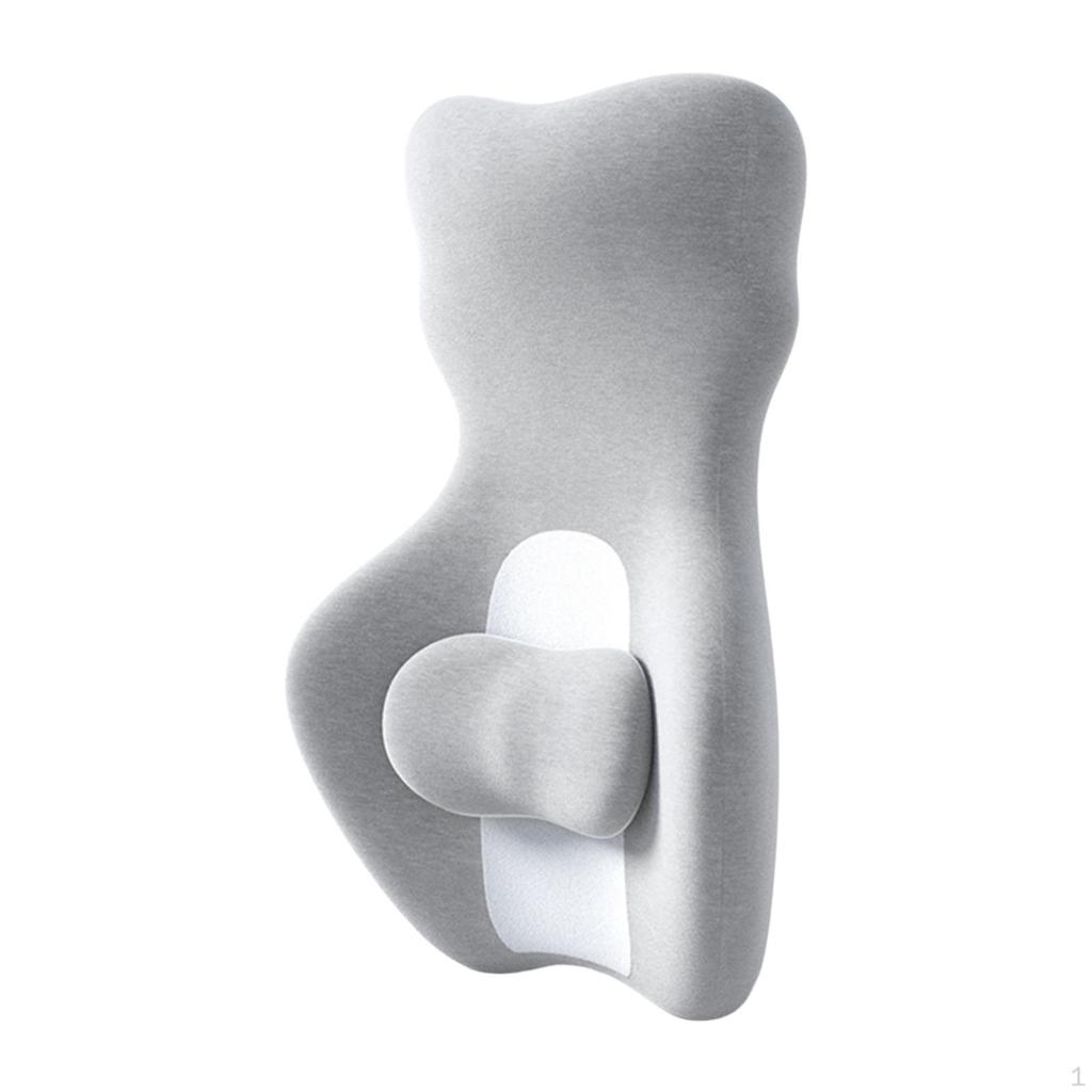 Bequemes Memory-Schaumstoff-Bürostuhl-Kissen, Kompaktes ergonomisches Rückenstützkissen für das Auto