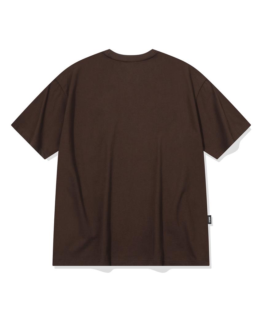 CPGN STUDIO Apple Pony Short Sleeve T-Shirt Brown