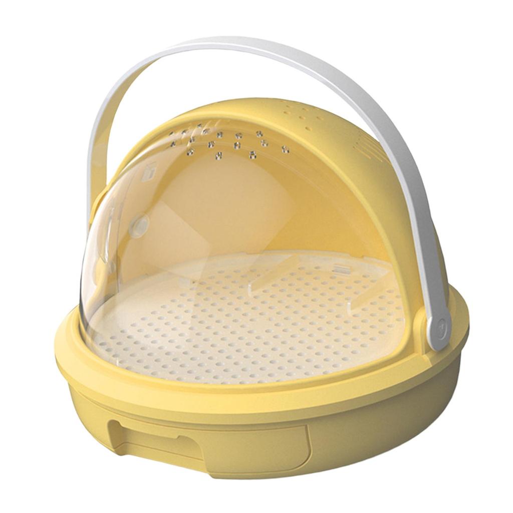 Silkworm Breeding Box Transport Container Multifunctional Easy Clean Sturdy Learning Container Observation Cabin Feeding Box