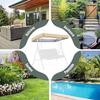 Coupole de balancelle Remplacement Housse Supérieure Imperméable+Protection Solaire pour Balancelle de Patio Balancelle de Jardin Extérieur