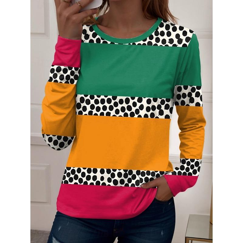 

Checkered round neck long sleeved shirt S